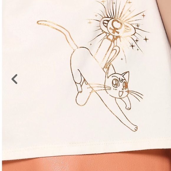 Sailor Venus keyhole mock turtleneck top - Picture 4 of 7